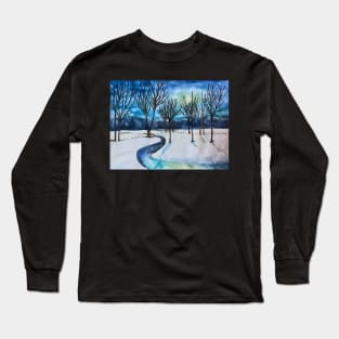 Winter Night No. 1 Long Sleeve T-Shirt